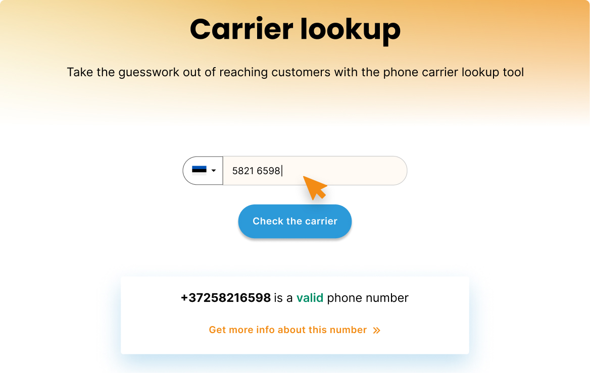 Cell Phone Carrier Lookup